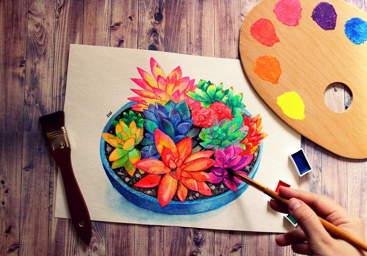 Malowanie – kreatywne hobby, na spędzenie wolnej chwili