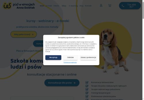 Pies w Emocjach Anna Dziełak